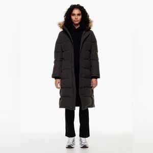 Aritzia Black TNA The Powder Parka LONG length